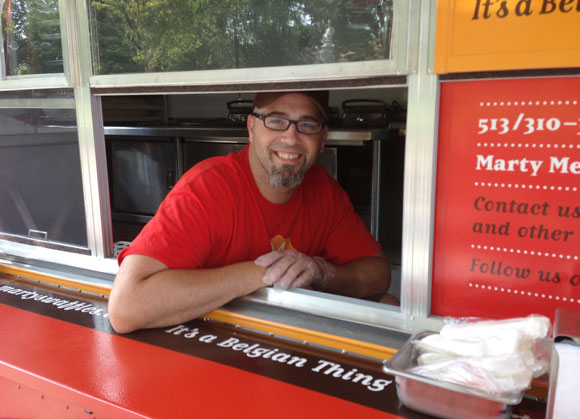 Pete in the service window