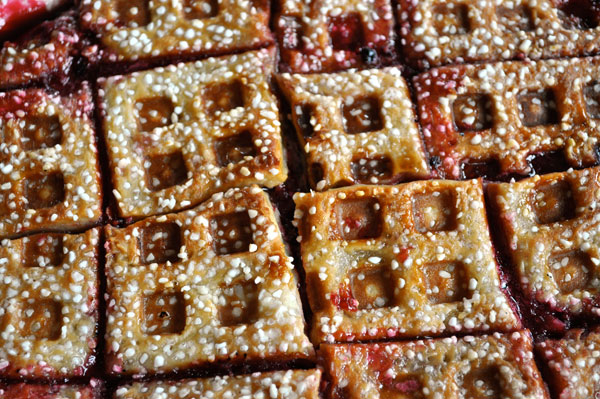 Blackberry Waffle Cobbler